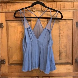 Urban Outfitters blue tank